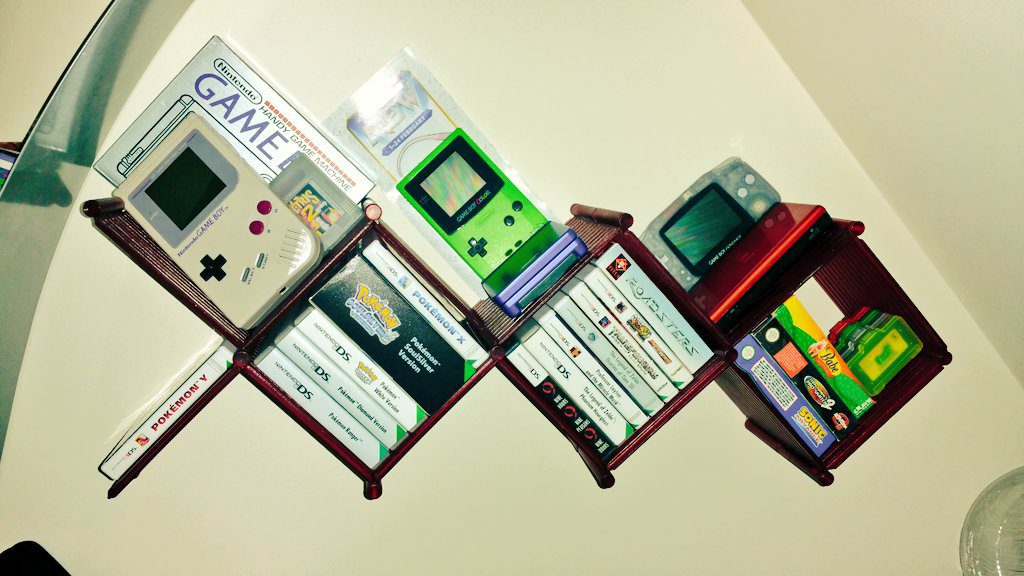 Game Boy Games Shelf