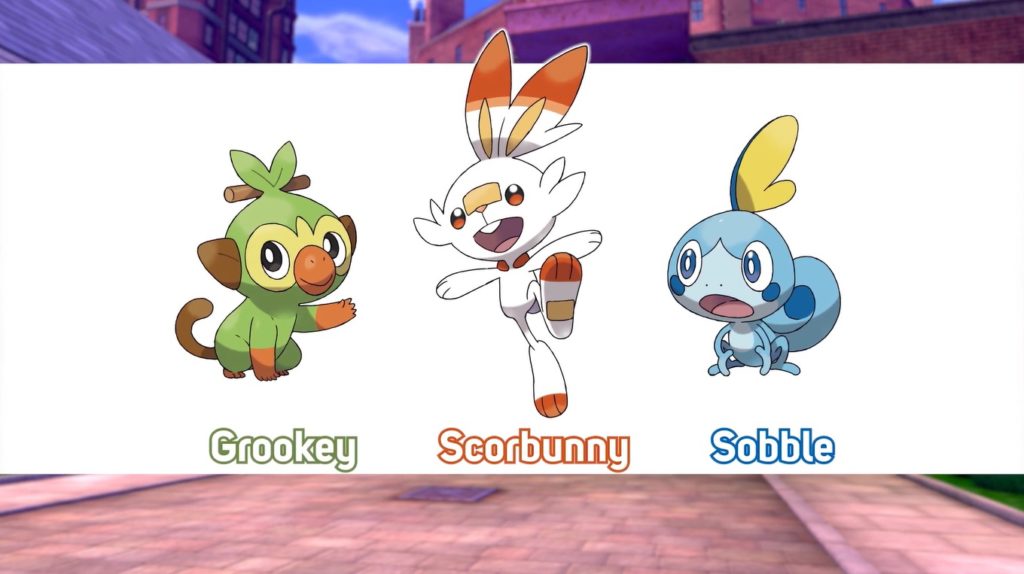 Pokemon Sword And Shield Starters