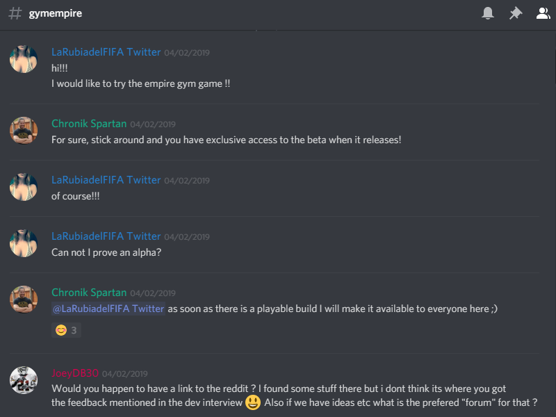 Game Development - Discord